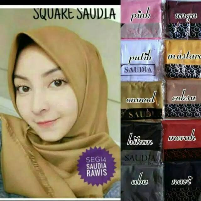 kerudung segi empat saudia