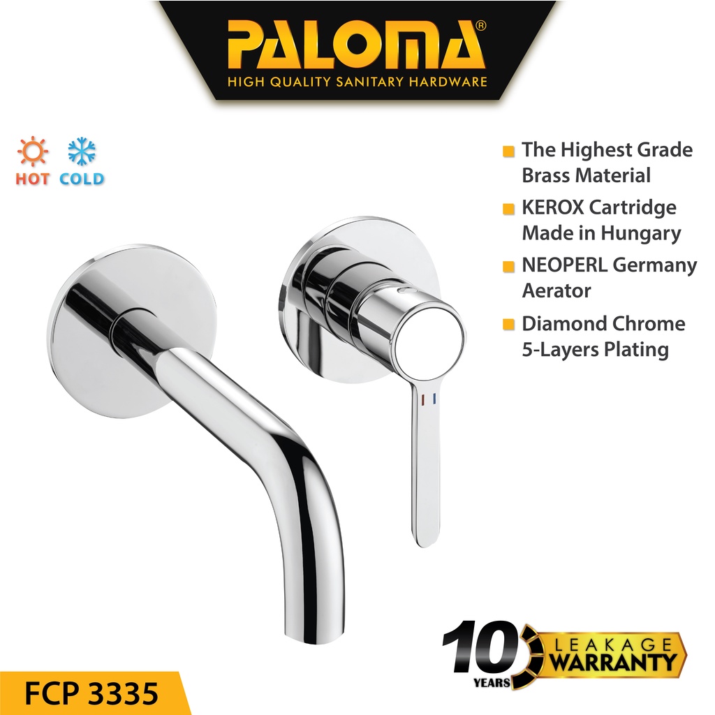 PALOMA FCP 3335 Keran Mixer Wastafel Cuci Tangan Panas Dingin Kran Air
