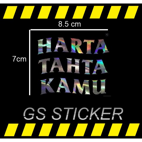 

stiker Harta Tahta Hologram/ cutting stiker