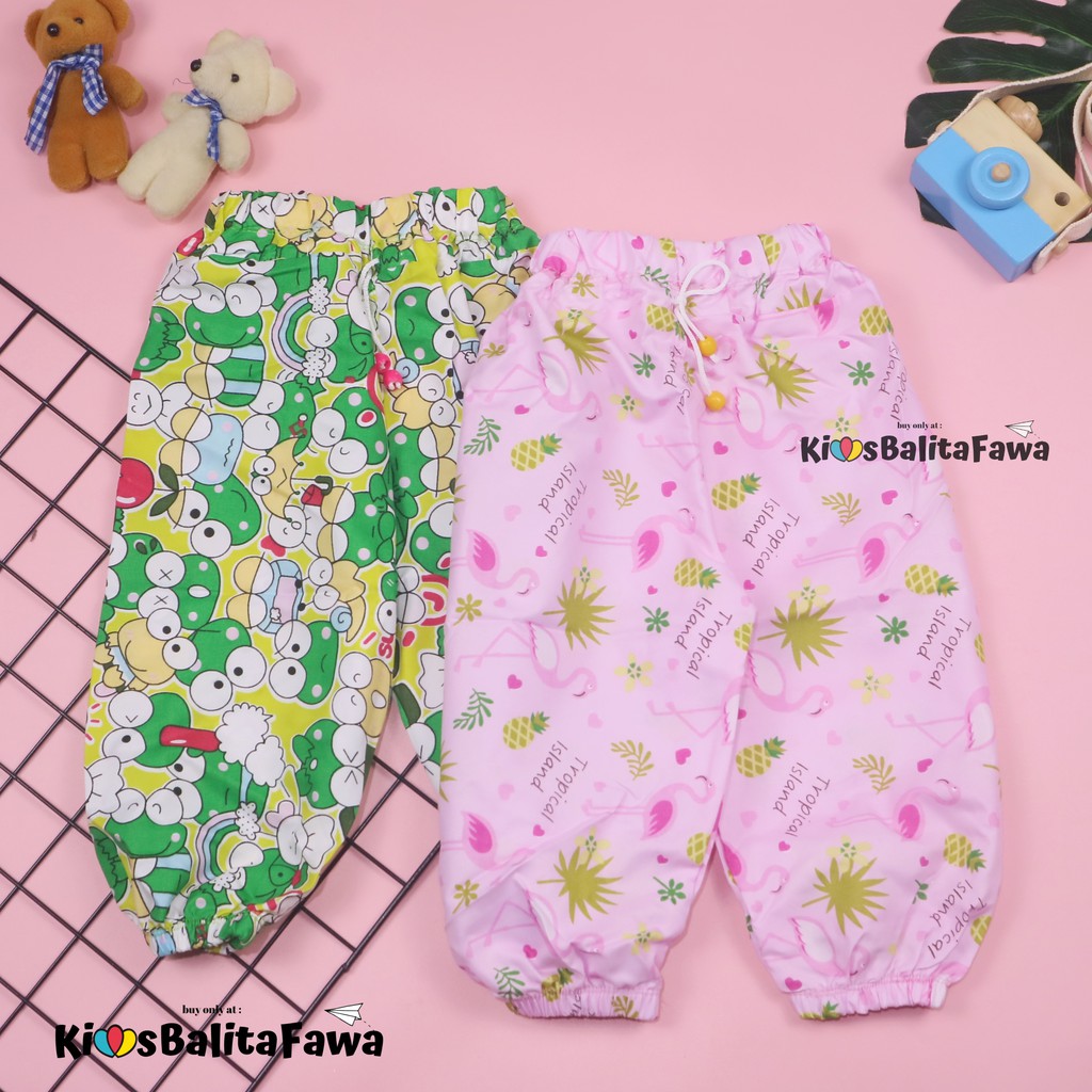 (Anak Perempuan) Jogger KARAKTER Uk 1-12 Tahun / Celana Panjang Anak Perempuan Cewek Joger Pants