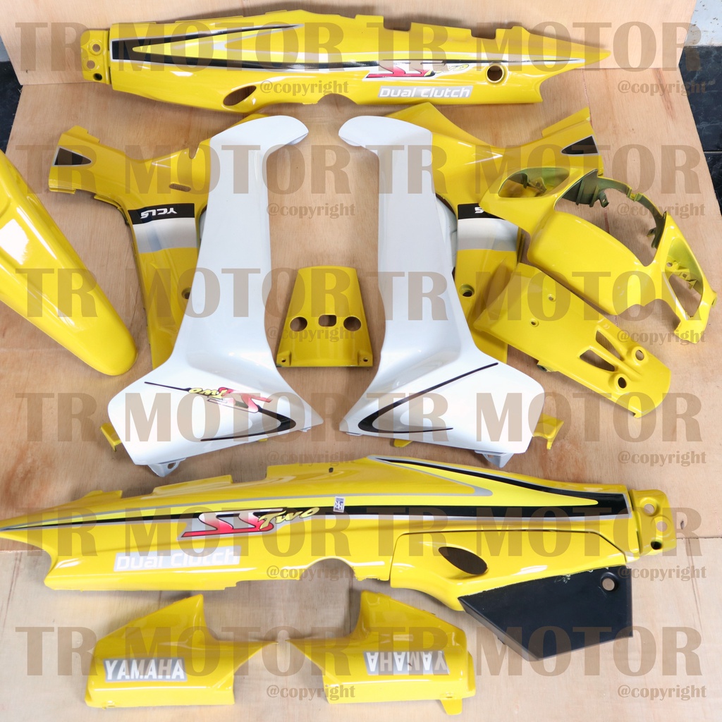 Cover Body Fizr F1zr SS Two Kuning Full Set Halus Cover Bodi Yamaha Fiz r