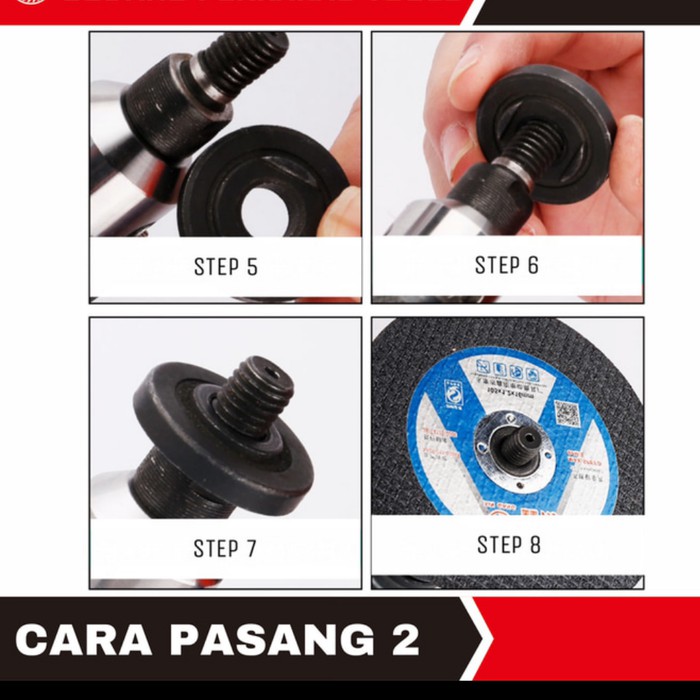 Adapter / Adaptor / Converter / Konverter Mesin Bor Ke Mesin Gerinda