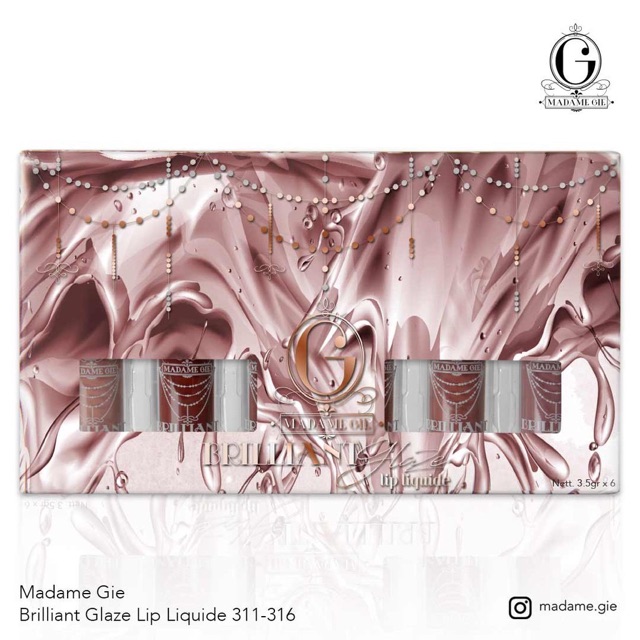 Madame Gie Brilliant Glaze Lip Liquide