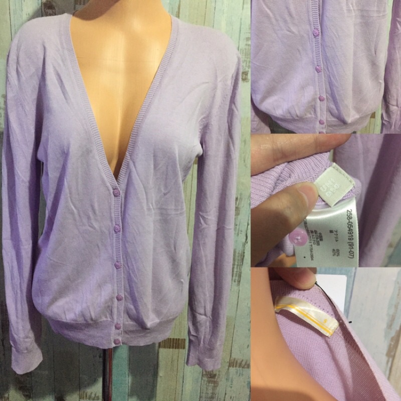 Cardigan Lilac Uniqlo