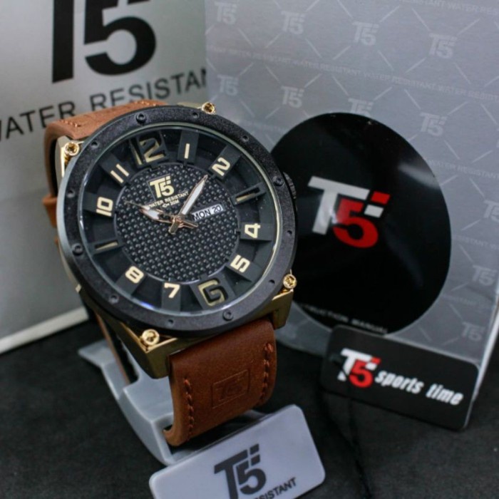 Jam Tangan Pria T5 H3565 T5 H 3565 original bergaransi free box