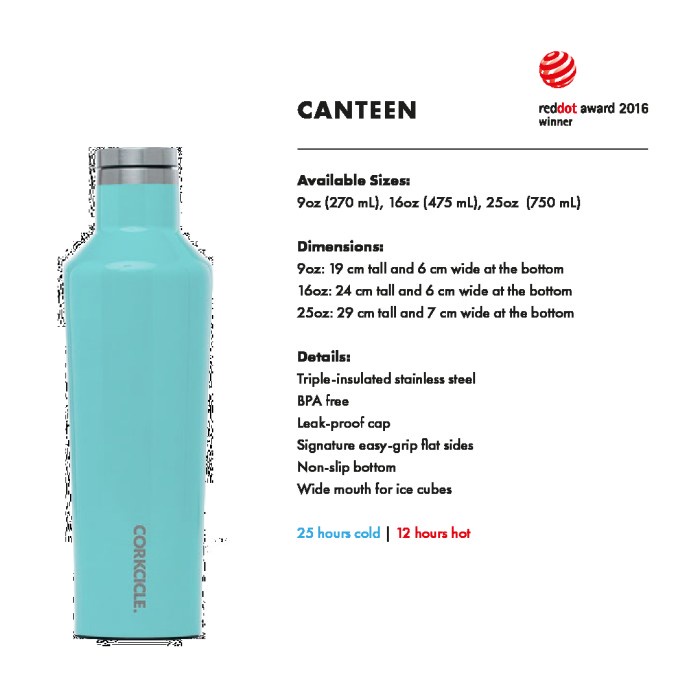 TERBARU CORKCICLE® Canteen 16oz - Keith Haring Street Art