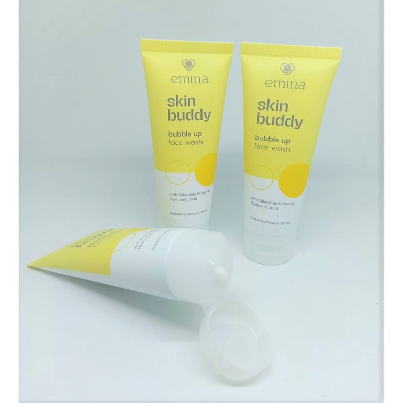 ✿ELYSABETHME✿ ˜”*°• emina •°*”˜. Emina Skin Buddy Bubble Up Facial Wash sabun cuci muka lembut bisa untuk harian