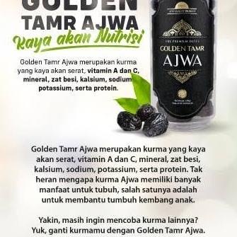 

TERBARU Kurma Golden Tamr Ajwa Premium 500 Gram Asli Original Murah/KURMA 1KG/KURMA BARARI/KURMA RUTHOB/KURMA BAM/KURMA PALM FRUIT/KURMA TANGKAI/KURMA AZWA/KURMA SUKKARI/KURMA SAFAWI/KURMA TUNISIA/KURMA MUDA KUNING/KURMA MUDA HIJAU/KURMA MEDJOL/KURMA