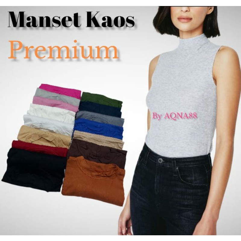 Manset Kaos Tanpa Lengan | Inner Tanpa Lengan