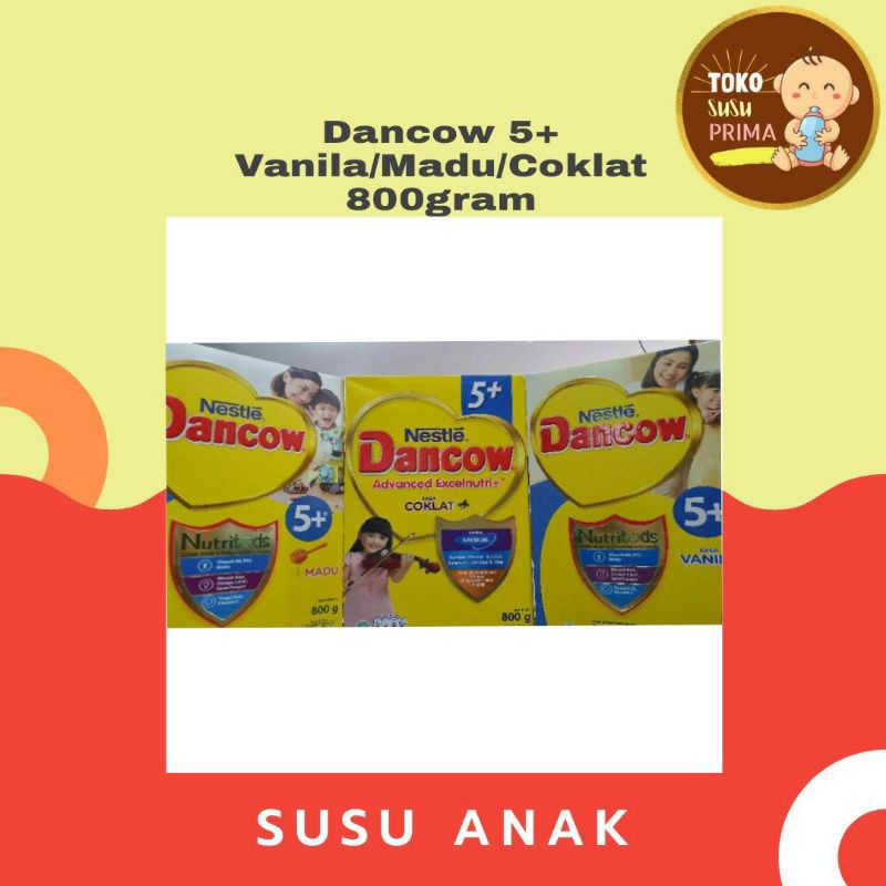 

Susu Dancow 5+ Madu/Vanila/Coklat 800gr