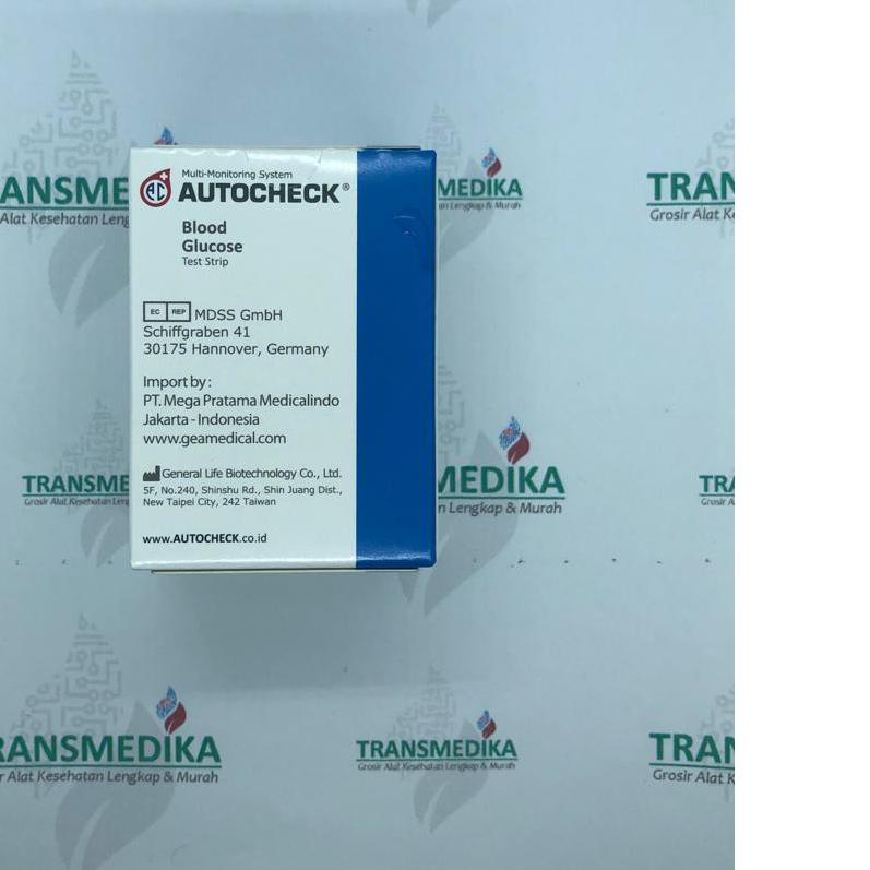 Autocheck Glucosa / Gula Darah / Autocheck strip refill gula darah / Autocheck glucose ✩