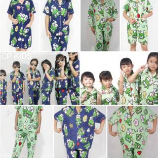 baju tidur couple ibu dan anak keropi wawa SET STELAN baju tidur couple ibu dan anak keropi wawa SET STELAN