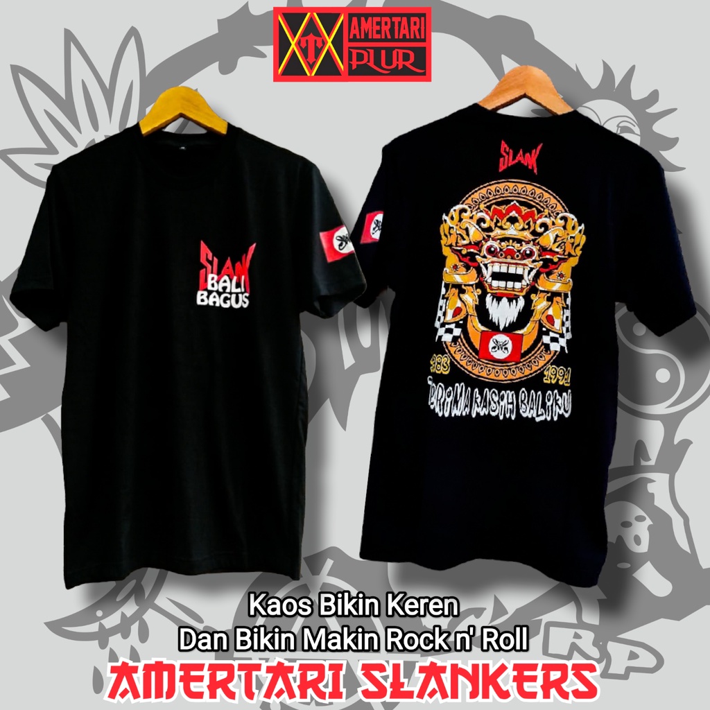 KAOS SLANK BALI BAGUS PENDEK_DISTRO SLANKERS_BAJU SLANKERS_KAOS SLANK_ 100%  SLANKERS - NO DUABELAS