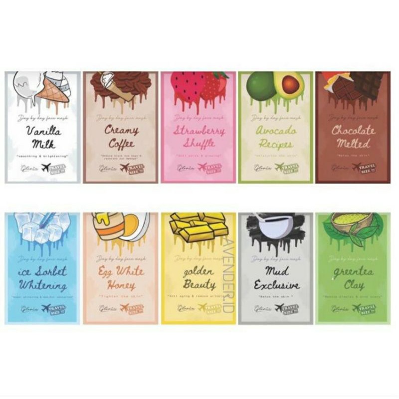 [ BPOM ]MASKER ORGANIK BY LEA GLORIA / MASKER BUBUK LEA GLORIA 10GRAM