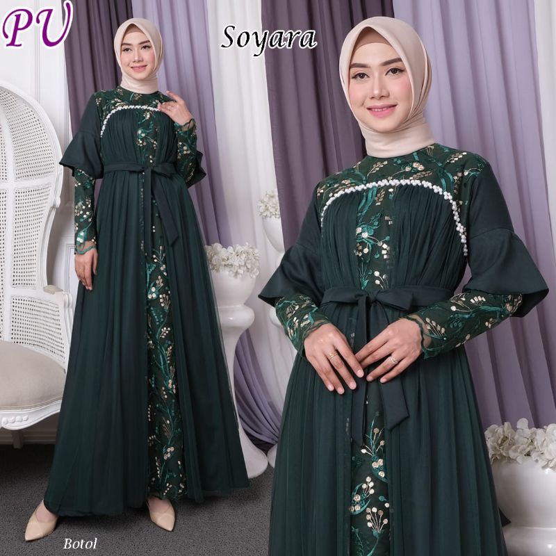 dress pesta premium terbaru MDsoyara