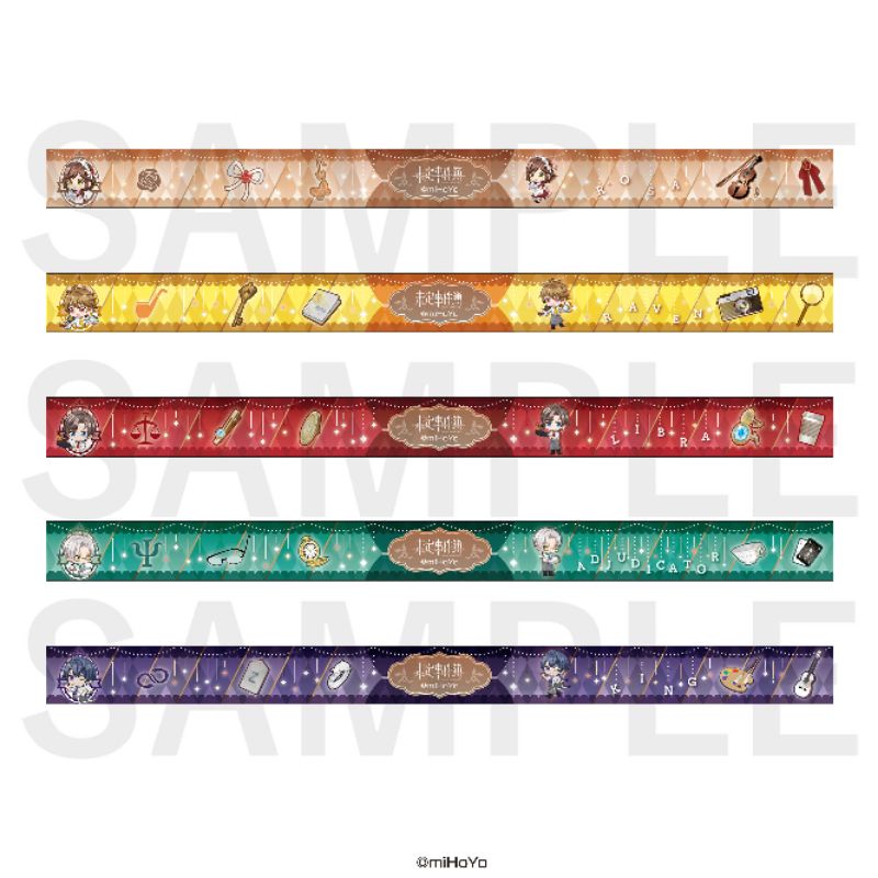 

Washi Tape Masking Official Tears of Themis x EDITH