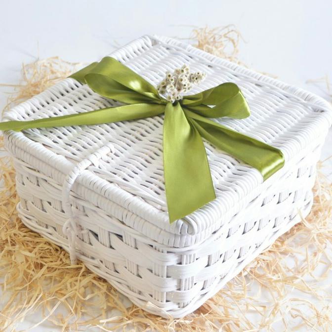 

GIFT BOX SQUARE 30X30X20 WHITE DSG54546WE