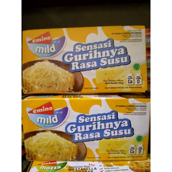 

Keju Emina Mild Cheese 165 gram