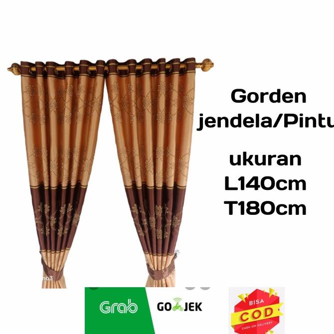 Gorden Korden Hordeng Tirai Jendela Pintu Kamar Tidur Prada Minimalis