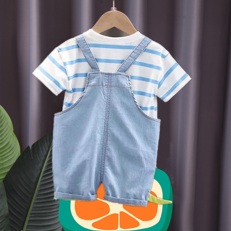 Setelan Anak Laki-laki Crocodile Baju Anak Import Ukuran M-XL Usia 1-2 Thn