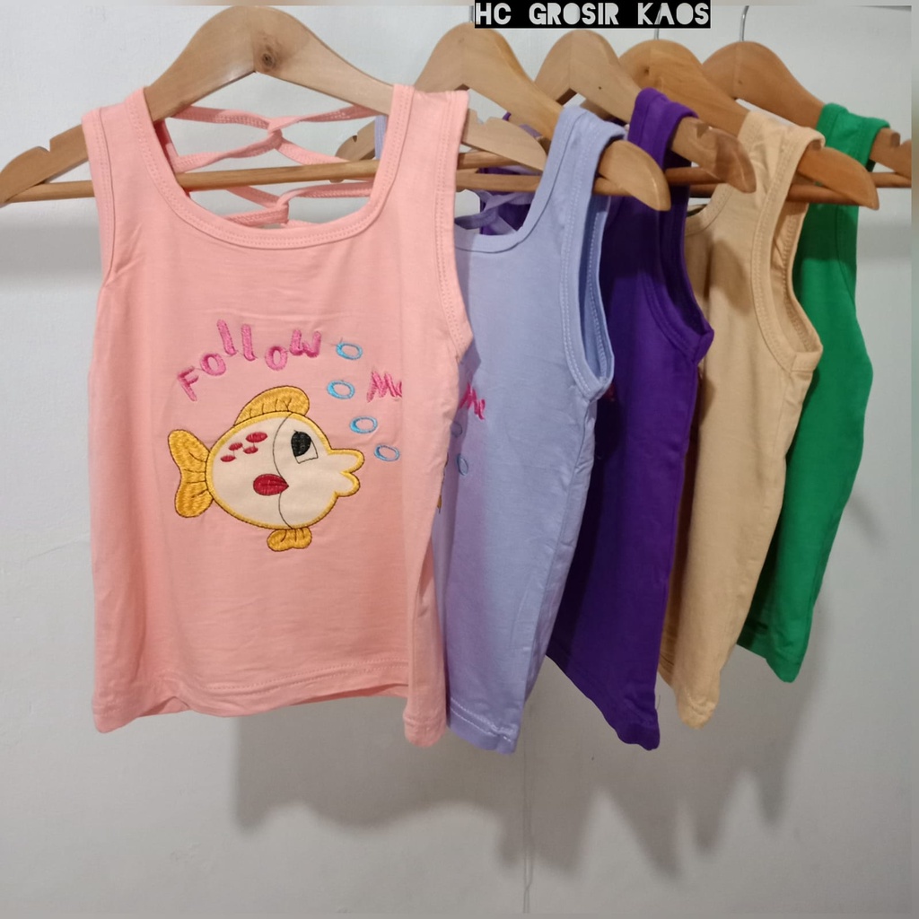 TankTop Anak - Singlet Anak - Model Tali Silang Belakang