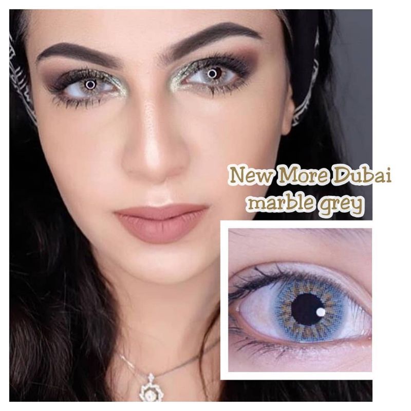 Softlens dubai marble grey diameter 14.5mm