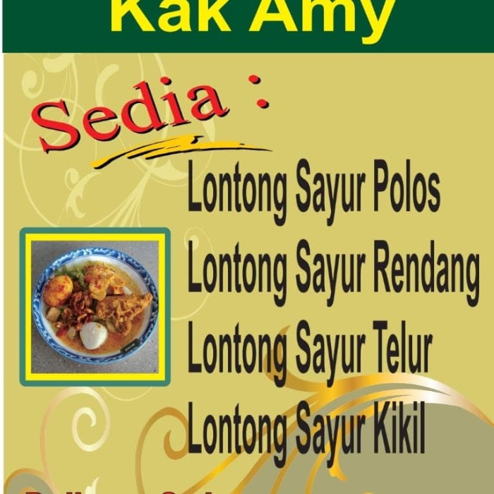 

spanduk murah cepat seblak mie lontong ayam bakar sate bubur ayam baso - BARU