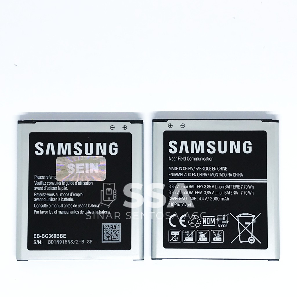 Baterai Original 100% Samsung Galaxy J2 J200 J2 2015 J200G G360 Battery Batrai Batu Batre Batrei HP Garansi