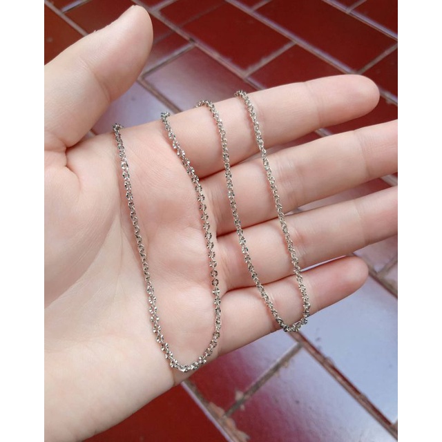 kalung perak asli lapis emas/kalung nori ukir/kalung asli silver 925