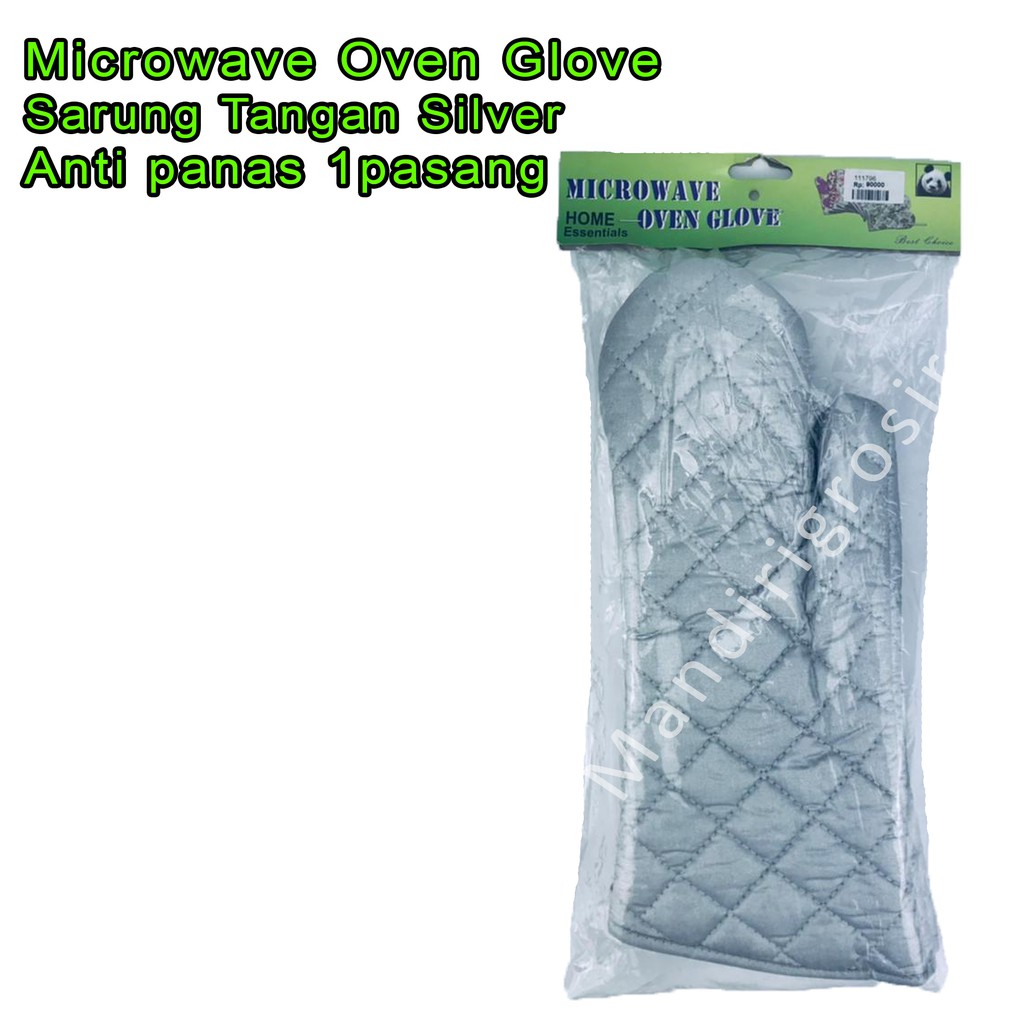 Microwave Oven Glove / Sarung Tangan Silver / Sarung Tangan 1pasang / Anti Panas