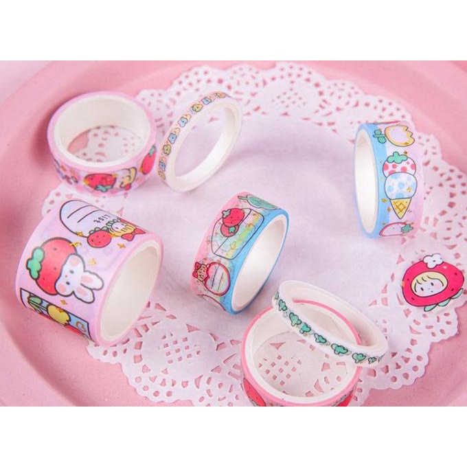 

Masking Tape Set 10pc Strawberry Girl