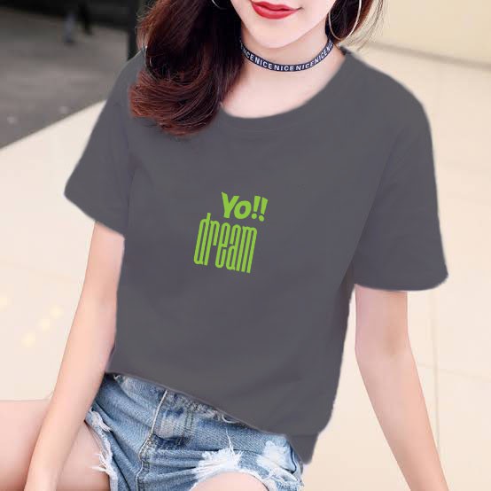 YOURSTYLE1119 - KAOS KARAKTER YO DREAM BAJU KAOS WANITA DISTRO UNISEX OVERSIZE PRIA JUMBO CASUAL KEKINIAN