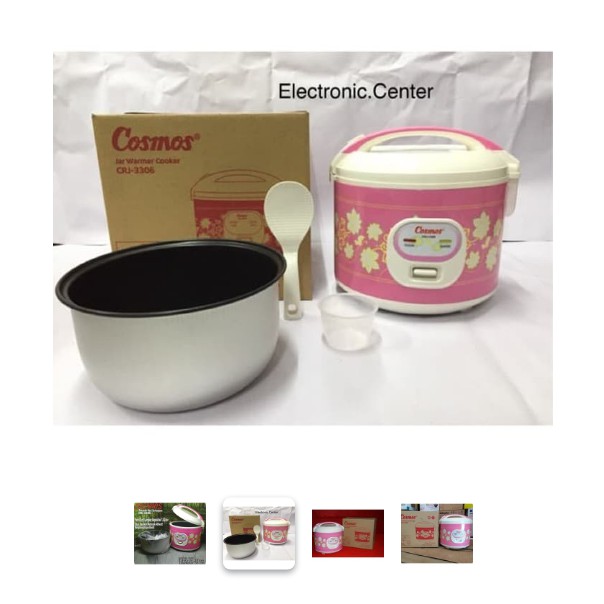 CRJ3306 Rice Cooker Cosmos / Magic Com Cosmos / Penanak Nasi Serbaguna