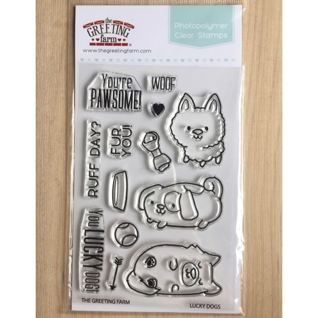 

The Greeting Farm Clear Stamps - Lucky Dogs