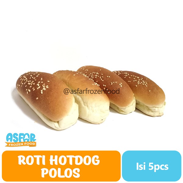 

Roti Hotdog Polos Isi 5 pcs