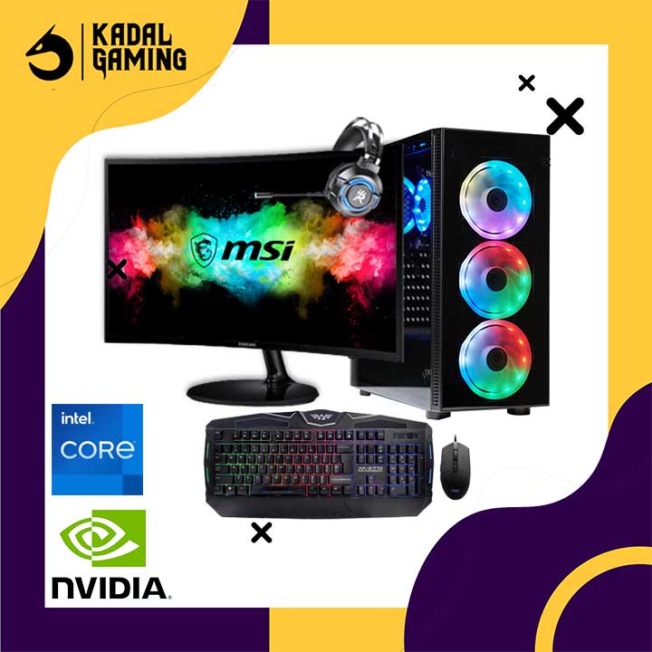 PC GAMING INTEL CORE I5 11400F VGA GTX 1050TI 32GB RAM FULLSET SIAP PAKAI EDITING RENDERING ARSISTEKTUR