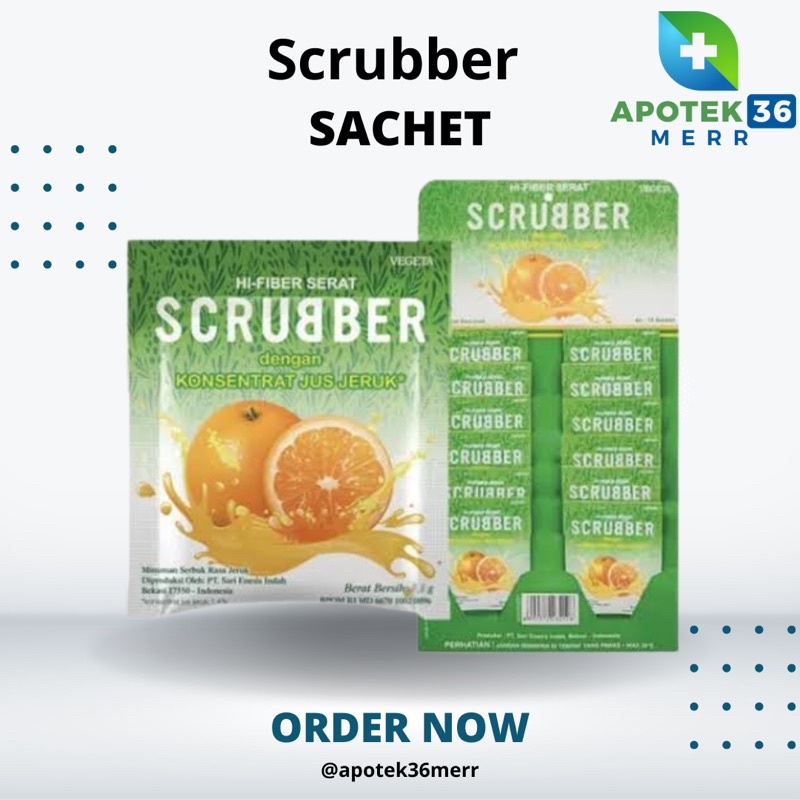 

SCRUBBER PELANCAR BAB RASA JERUK