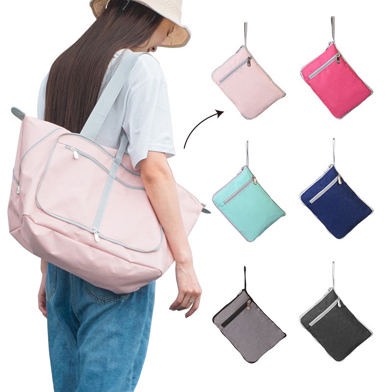 Tas Lipat Gym Olahraga / Tas Wanita Travel / Tas Jinjing Import Murah / Tas Wanita Muat Banyak / Tote Bag Besar Shoulder Bag