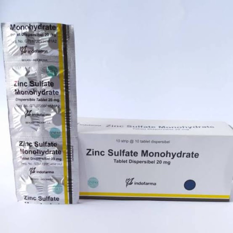 Zinc 20 mg 10 Tablet