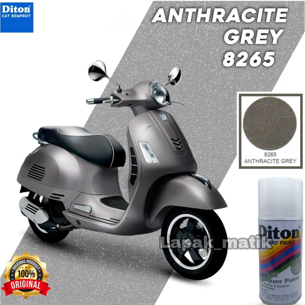 Pilok Diton ABU ABU METALIK ANTHRACITE GREY 8265 300ml