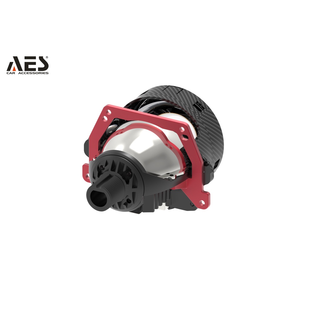 BILED AES WST 3 Inchi W300 CARBON HeadLight Projector Merk AES