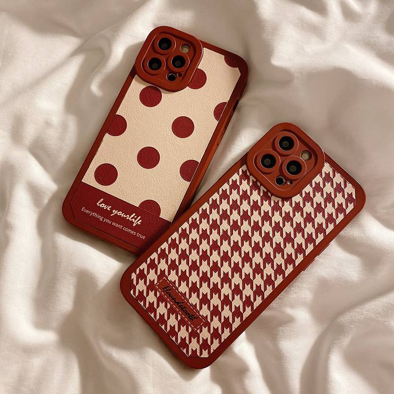 Angel Eyes Red Point Soft Case iP iPhone 7 8 14 + Plus X XR SE 2020 XS Max 11 12 13 Pro Max Casing Xiaomi Redmi Note 8 Pro