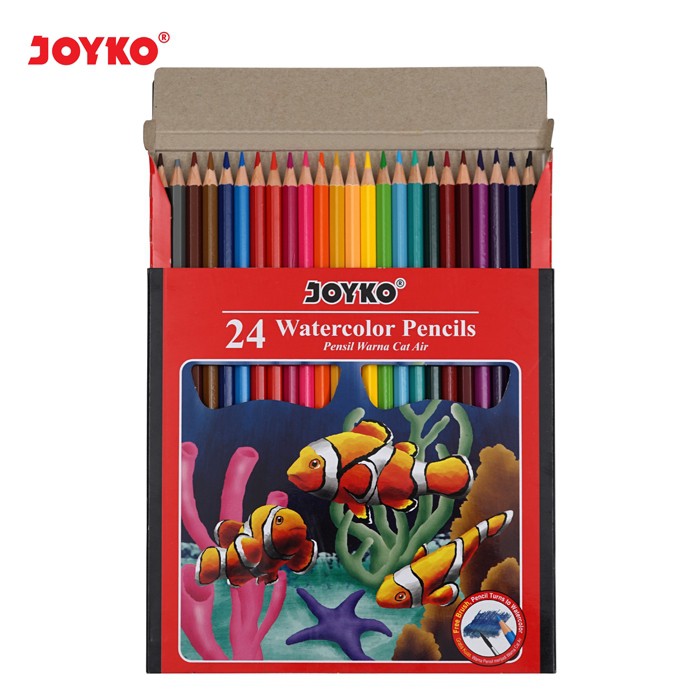

Watercolor Pencils Pensil Warna Cat Air Joyko WCP-111 24 Colors Warna / Joyko Original