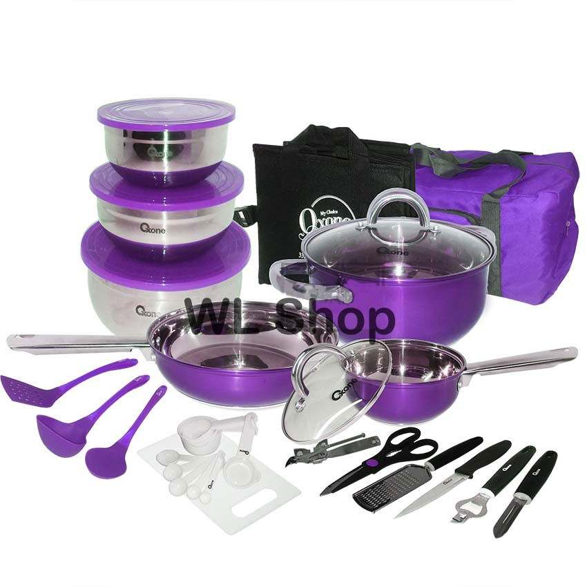 Panci Set Camping  Ox993 Oxone Ox 993 Travel Cookware Set Alat Masak Travelling