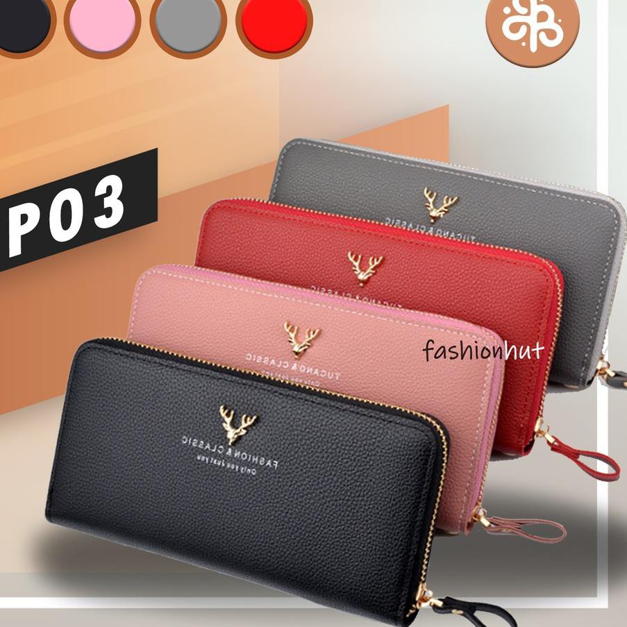 ♦ [100% BERKUALITAS] LONG WALLET DOMPET PANJANG WANITA TUCANO CLASSIC DP03 -- BELI 2 LEBIH MURAH ✤