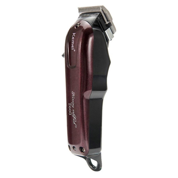 Kemei Alat Cukur Elektrik Hair Trimmer Shaver - KM-2600 - Red - 7BHX02RE