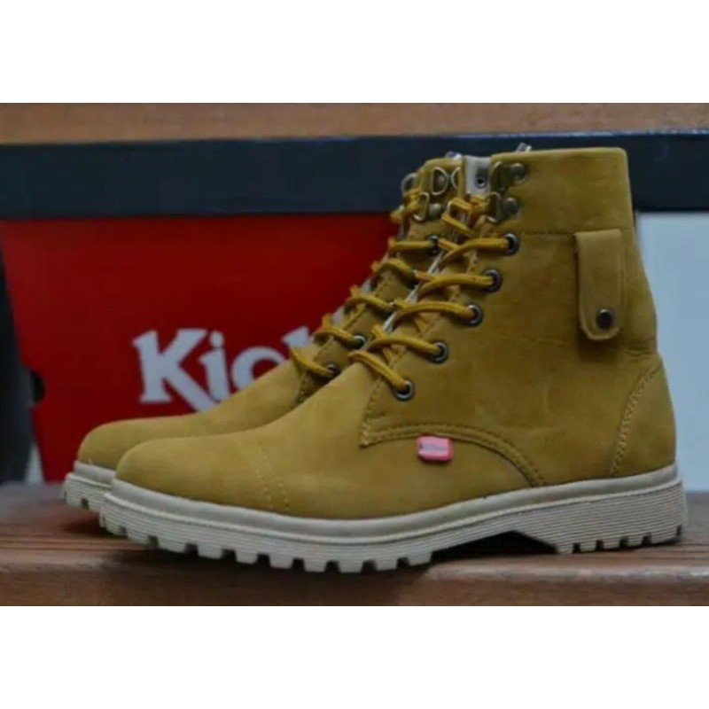 (COD) SEPATU BOOTS WANITA MUSIM DINGIN DAN HUJAN KICKERS HARAJUKU PREMIUM QUALITY