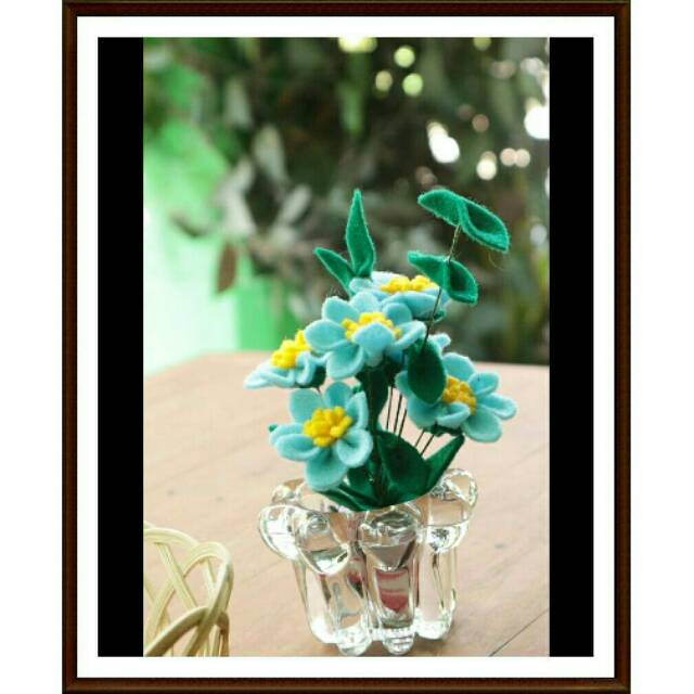 BUNGA FLANEL PAJANGAN DEKORASI RUMAH BUNGA KAIN FELT BUNGA FLANEL PAJANGAN DEKORASI RUMAH BUNGA KAIN FELT