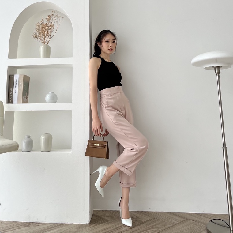 Miho High Waist Pants / Celana Panjang Wanita / Celana Highwaist / Celana Skinny