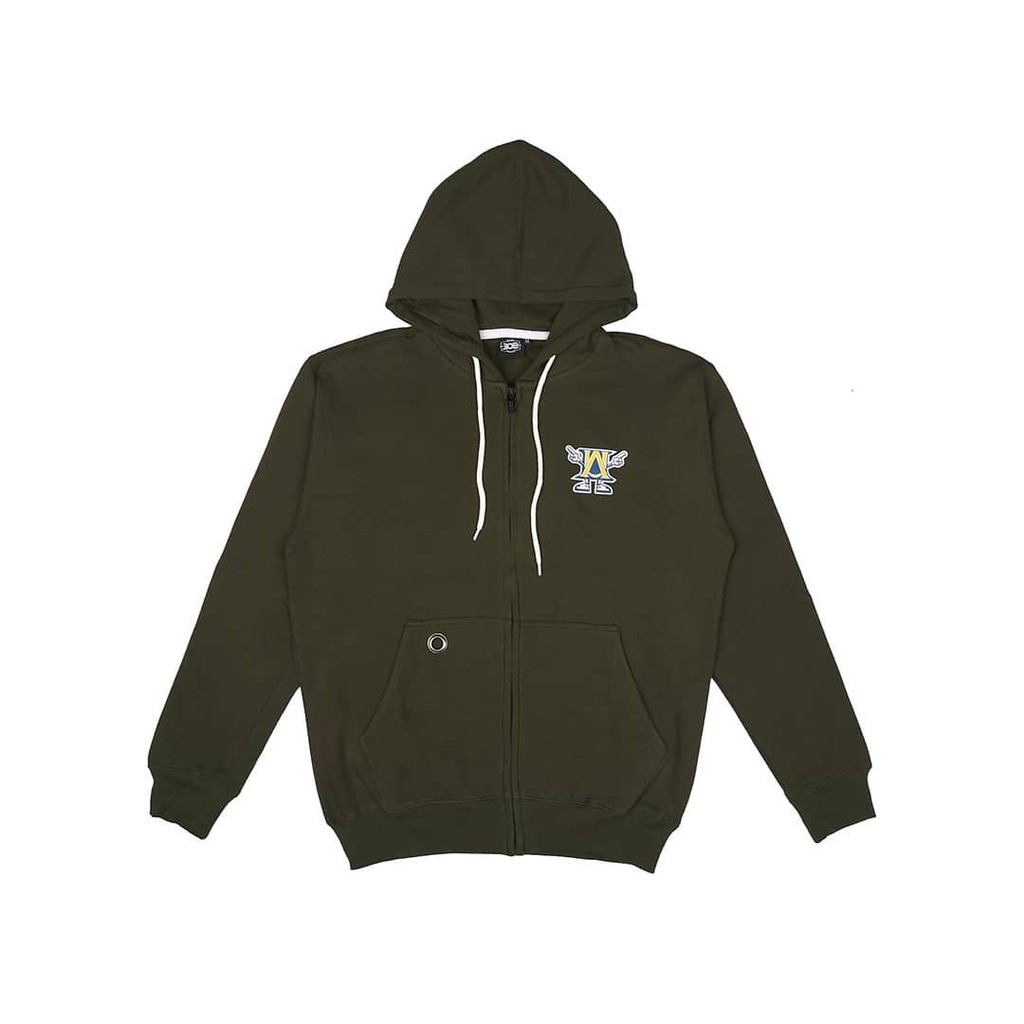 308 ABSLTUNSCRD - Zip Hoodie Abslt Unscrd Garnitures - Green